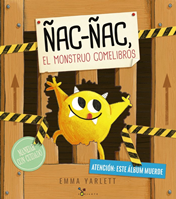 ÑAC ÑAC EL MONSTRUO COME LIBROS 