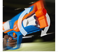 Pistola Nerf N Series Agility. Con capacidad para 6 dardos, incluye 12 dardos de espuma NERF N1. 30,5x20,3x6,7 cm